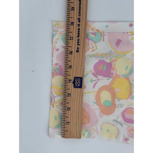 Talbots Crop Pants Women 14 Floral Print Pink Yellow Mint Green flattering New - Picture 10 of 14